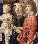 Piero della Francesca Madonna and Child Attended by Angels oil on canvas